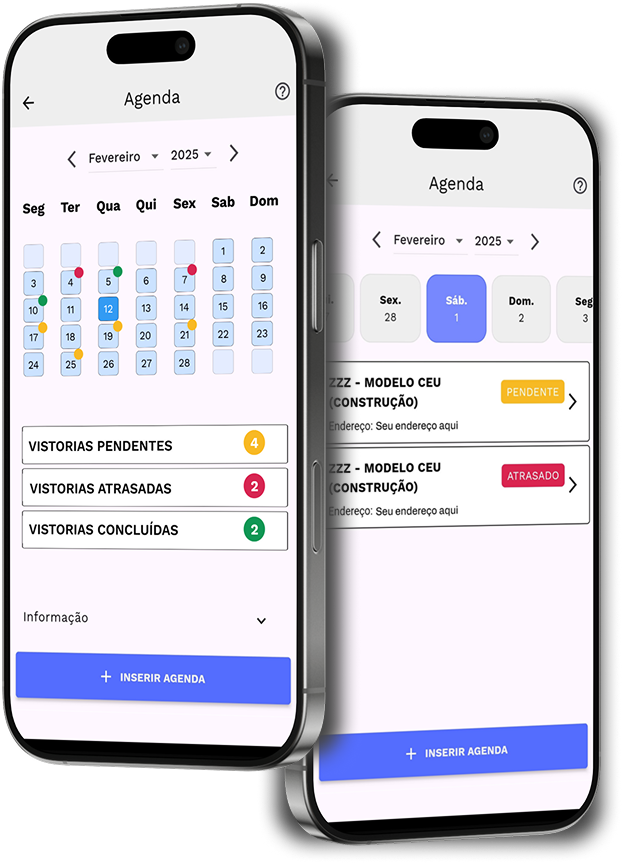 Agenda do sistema Onlaine